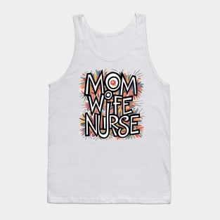 Mom Wife Nurse Tank Top